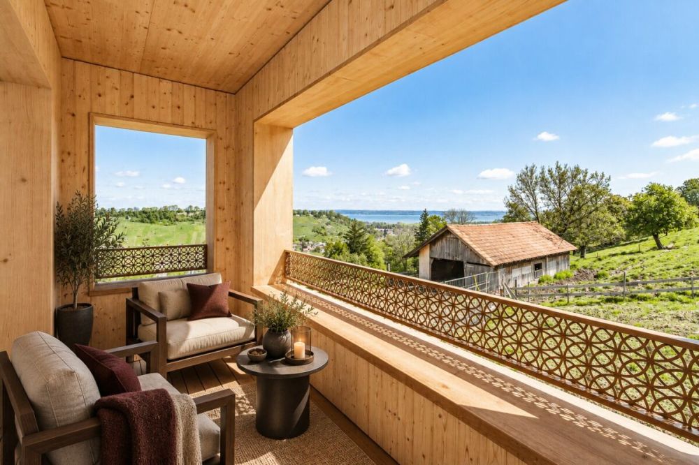 DER Logenplatz über dem Bodensee - 3.5-Zimmer-Erdgeschosswohnung in Vollholzbauweise mit traumhaftem Weitblick -  Bild 13