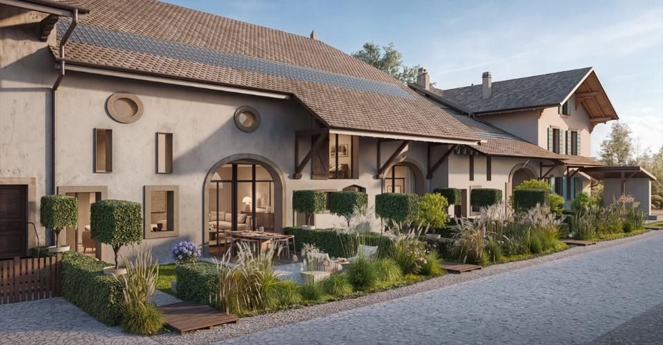 Domaine du Château | Corsier - Lot 26B - Maison jumelée 7 pièces - image - 3