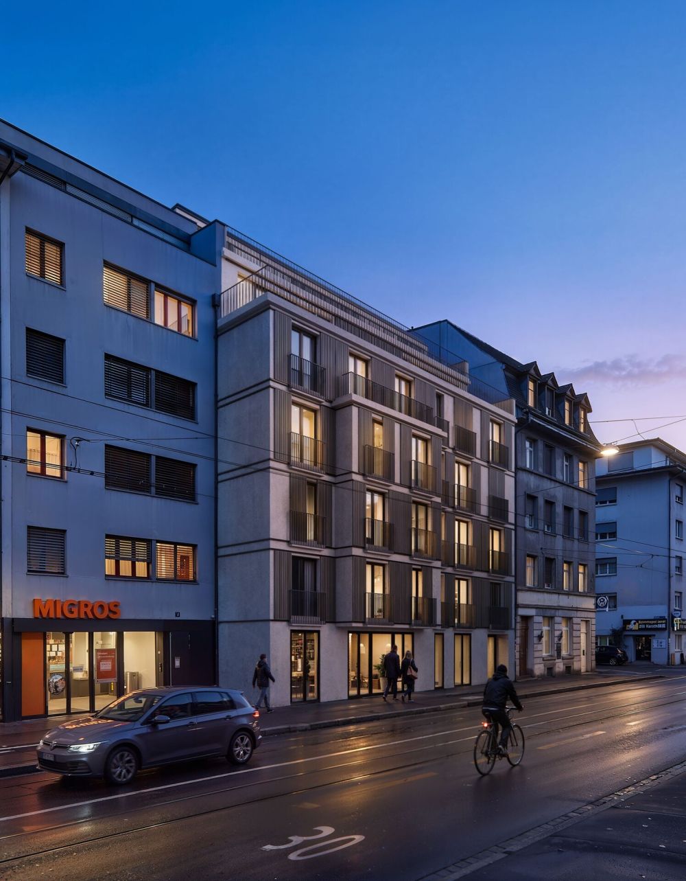 Wohnen ganz oben  aussergewöhnliche 4.5-Zimmer-Attika-Maisonette mit - Frontansicht