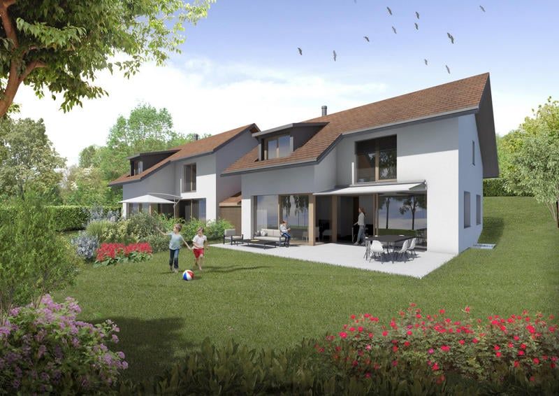 NOUVEAU PRIX !! Projet de 2 villas de 6 pièces Minergie - Bild 1