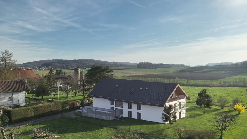 Estavayer / Frasses  Magnifique 4,5 pièces au rez Jardin de 322 m2 -  Bild 6