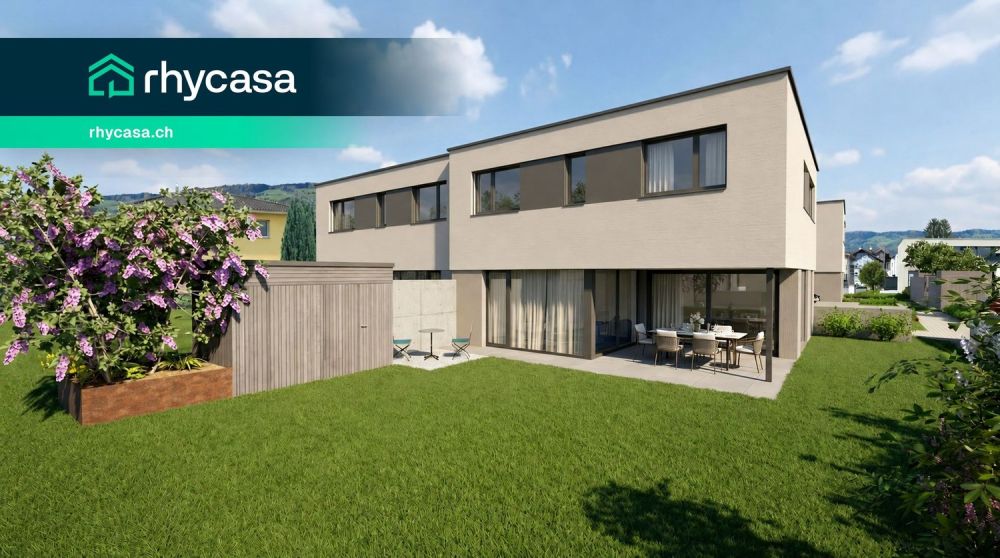 Neubauprojekt «Aurea Quartier» – 5.5-Zimmer-Doppelhaushälfte an ruhiger Lage in Au -  Bild 1