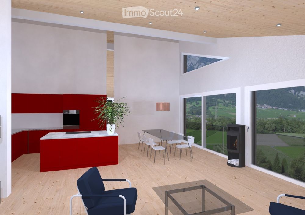 Attraktive 5.5-Zimmer-Dachwohnung mit Bergpanorama in Bad Ragaz -  Bild 4