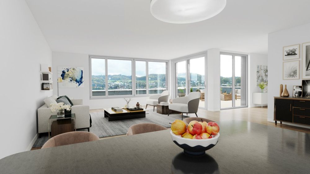 Attikawohnung mit grosser Terrasse inkl. zwei Tiefgaragenparkplätzen an ruhiger Lage. - Bild 13