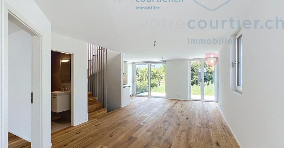 Villa contemporaine neuve en pignon avec jardin - disponible de suite - Maison 5.5 pièces - image - 8