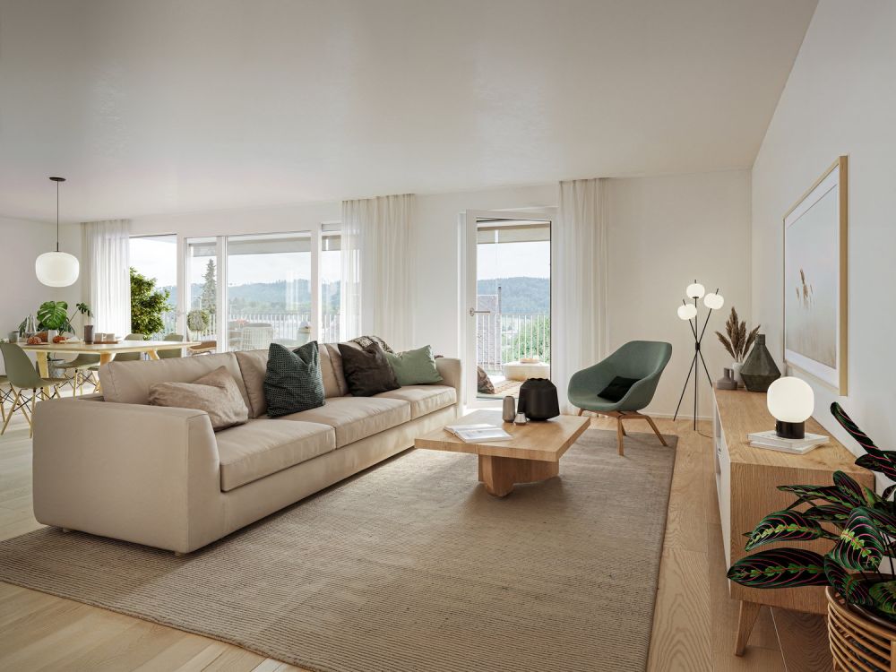 3.5 Zimmer Etagenwohnung "Am Wald -  Bild 3