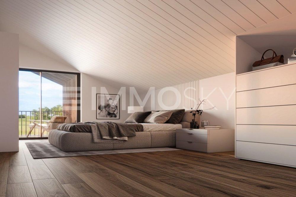 Spacieux 4.5 en duplex neuf avec grande terrasse ! - Grande chambre