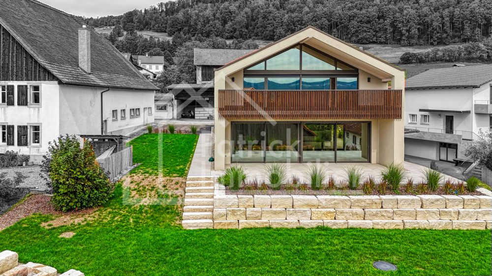 Villa contemporaine de luxe avec vue dégagée à Montavon -  Bild 2