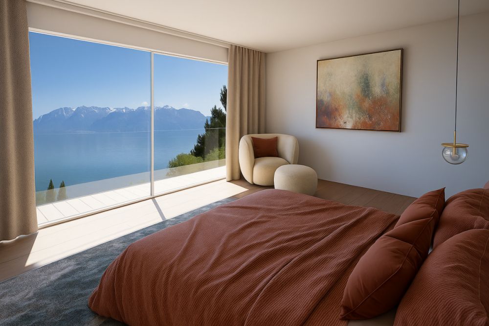 Magnifique villa de 5.5 pièces avec vue panoramique sur le Léman -  Bild 9