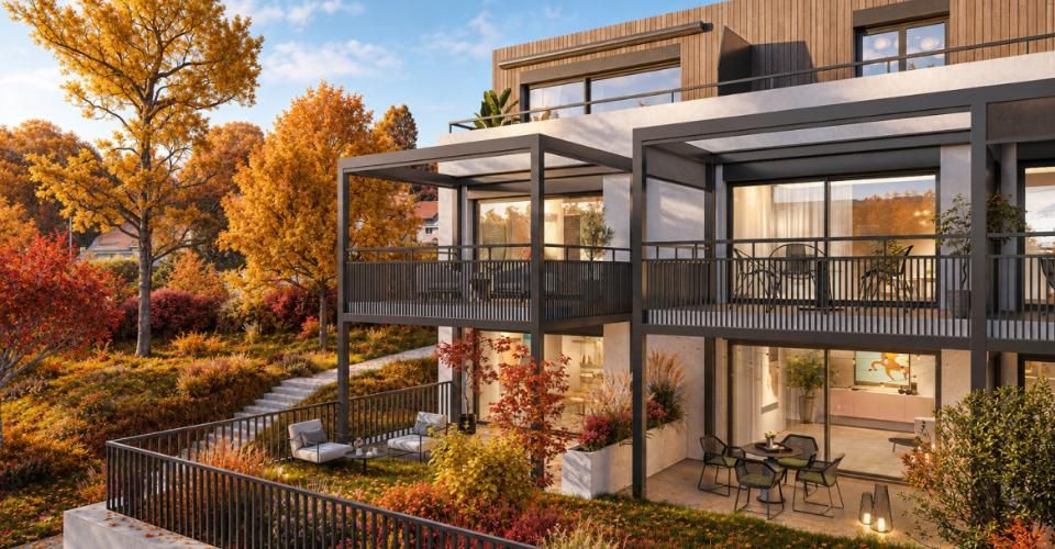 REZ-DE-JARDIN DANS UN NOUVEAU QUARTIER PROCHE DE TOUT ! - Appartement 3.5 pièces - image - 1