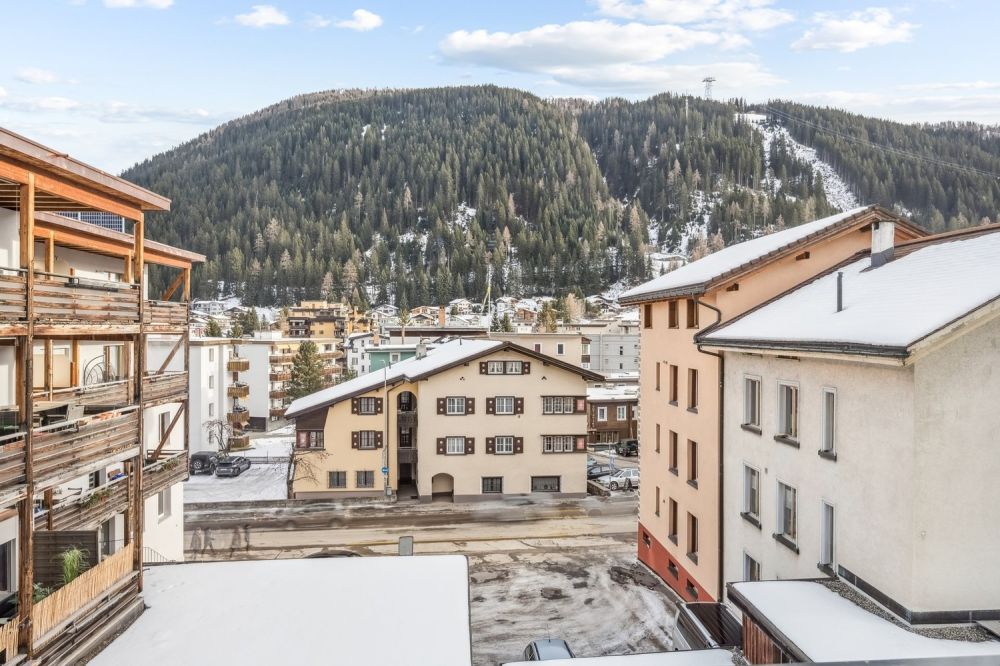 Neubau-Ferienwohnung im Dachgeschoss - Aussicht Balkon