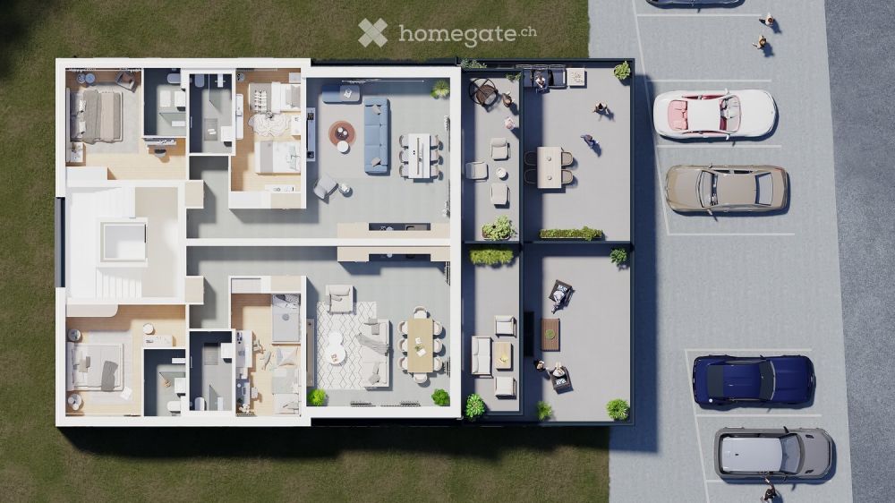 Appartement neuf de 3.5 pièces avec vue panoramique à Arbaz -  Bild 9