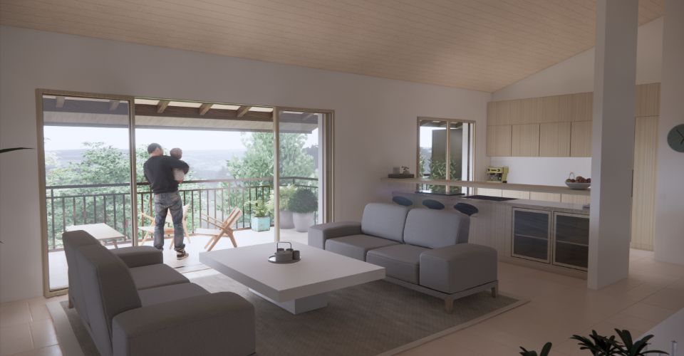 Promotion Résidence du Moulin, Bernex - Appartement B22 attique dans une résidence calme et résidentiel en campagne - Attique 5 pièces - image - 2