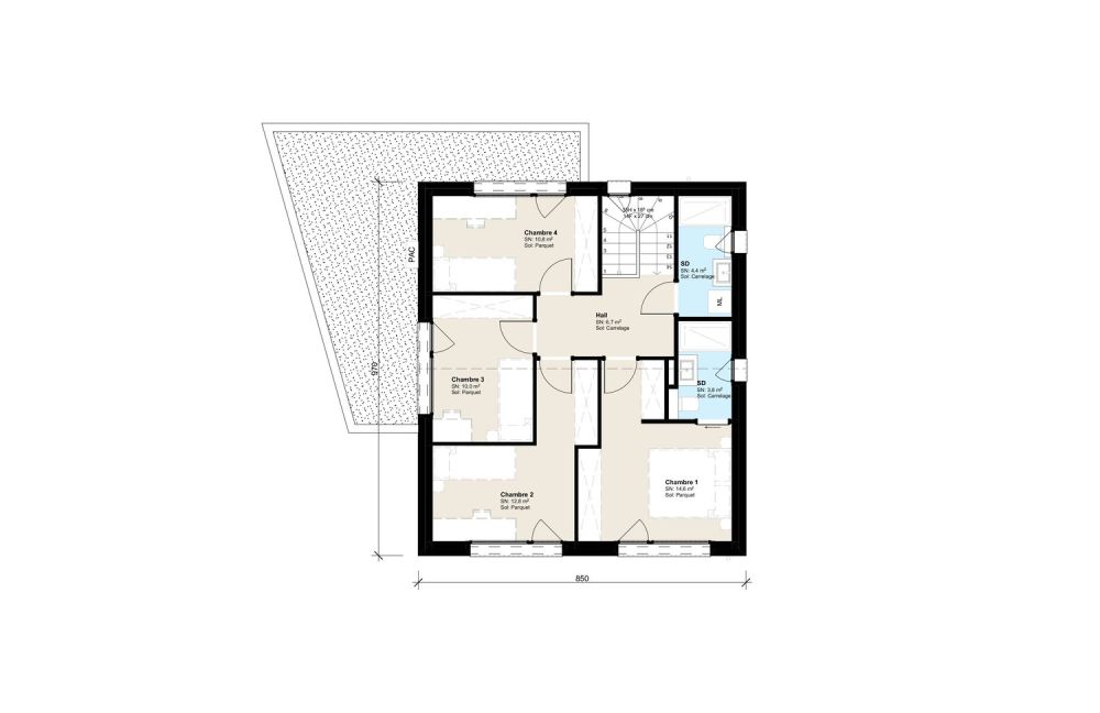 Maison contemporaine de 4.5 pièces - St-Pierre-de-Clages -  Bild 5