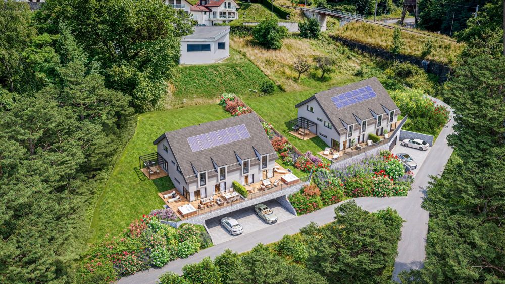 Projet neuf - de 4 villas mitoyennes à Blonay - Bild 1