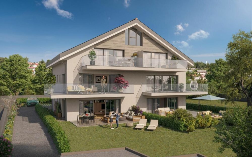 Appartement 3.5 pièces avec échappées sur le lac et les Alpes à Prilly - Bild 4