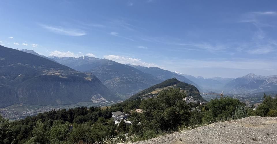 6000.Vue panoramique - Projet Chalet à vendre à Sergnou -Crans-Montana - Chalet 9.5 pièces - image - 8