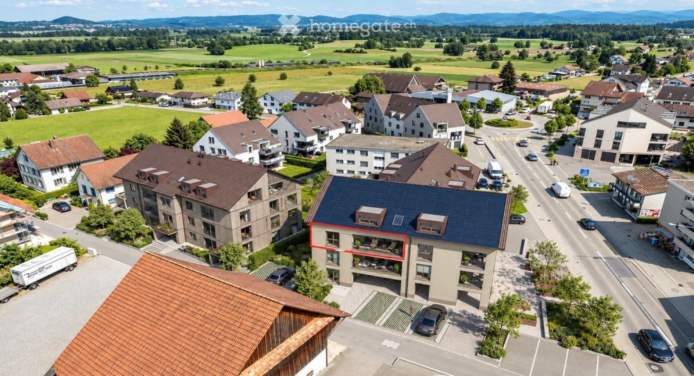 Wohnen mit Stil – hochwertige 2.5-Zimmer-Neubauwohnung in Boswil -  Bild 1