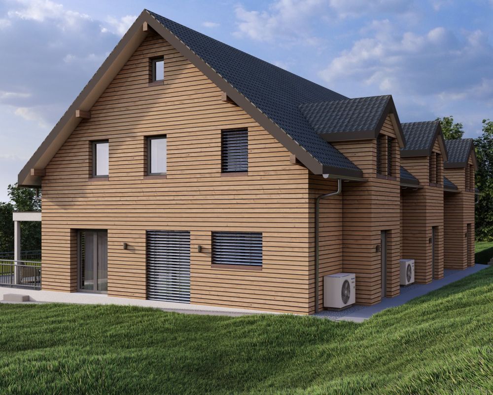 Neubau drei moderne Einfamilienhäuser nach Minergie-Standard in Riedstätt -  Bild 5