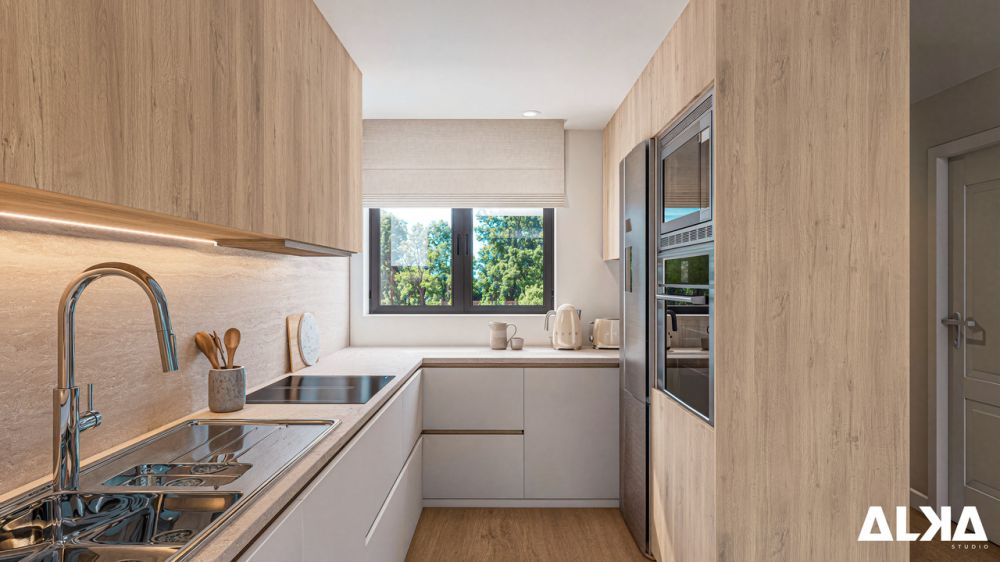 Projet neuf - Villa 3 de 4 chambres avec terrasse et jardin privatif - Image virtuelle, les finitions sont au choix des preneurs selon les budgets alloués