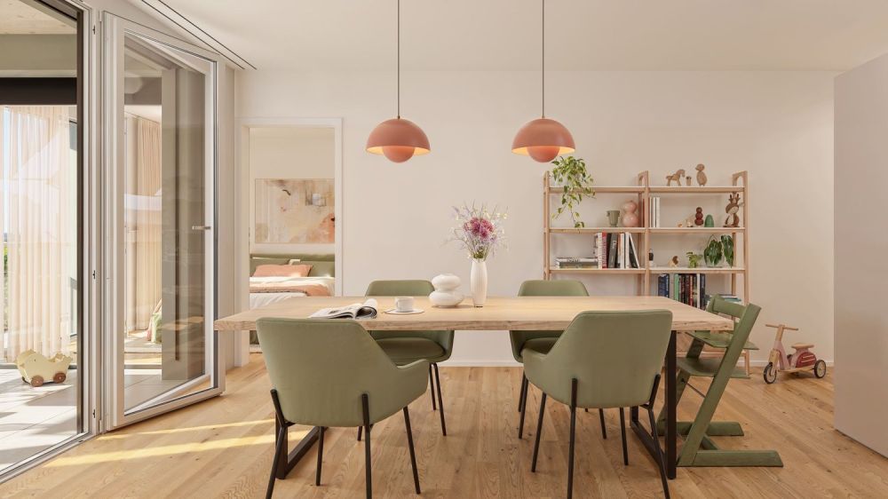 3.5-Zimmer-Gartenwohnung mit flexiblem Eingangsbereich und 41m² Aussenfläche -  Bild 4