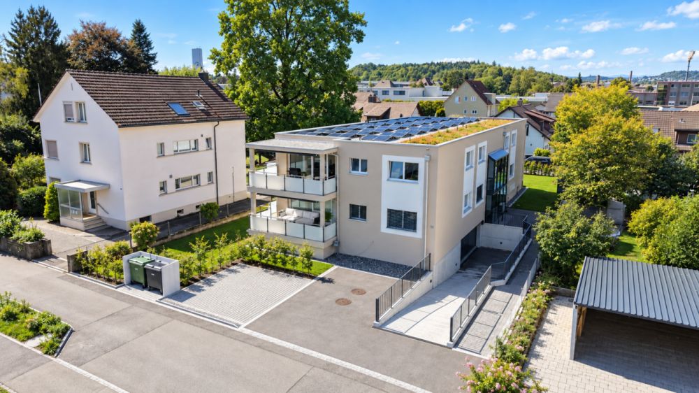 Grosszügige 4.5 Zimmer Neubauwohnung mit 56 m² Terrasse -  Bild 1