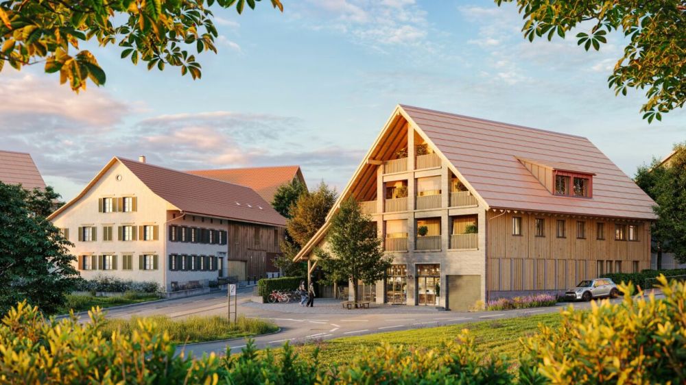 Historische Impulse treffen modernen Wohnkomfort; Neubau MFH Zwüschegass - Bild 4