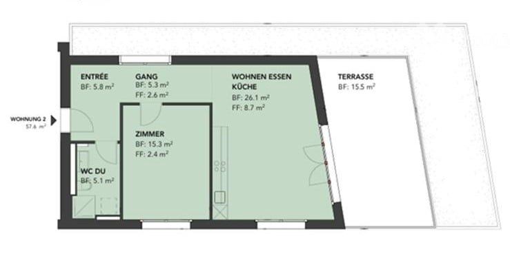 2 ½ Zimmer-Wohnung in Niedergösgen im Neubau mit grosser Terrasse -  Bild 9