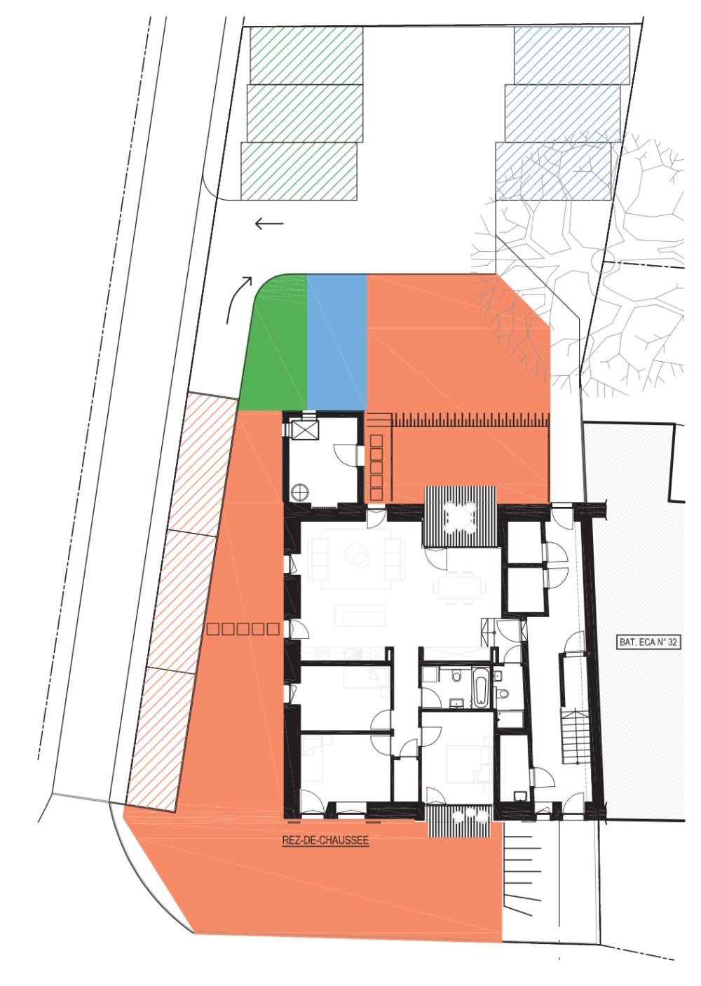 Le chantier a débuté ! Construction de 3 appartements de 4.5 et 5.5 pièces. Dès CHF 795'000.--. -  Bild 9