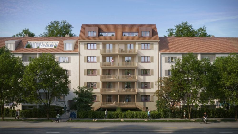 2.5 Zimmer mit eigenem Grün - im Kreis 3 - Projekt Herbie - Aussenansicht