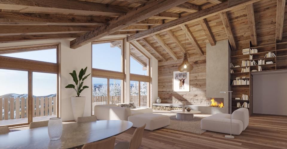Appartement de 4.5 au rez-de-chaussée - lot 01 MASTER C à Crans-Montana - Appartement 4.5 pièces - image - 3