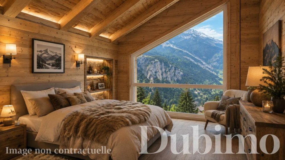 Chalet Plan Bochy, Mayens de Saxon - La chambre