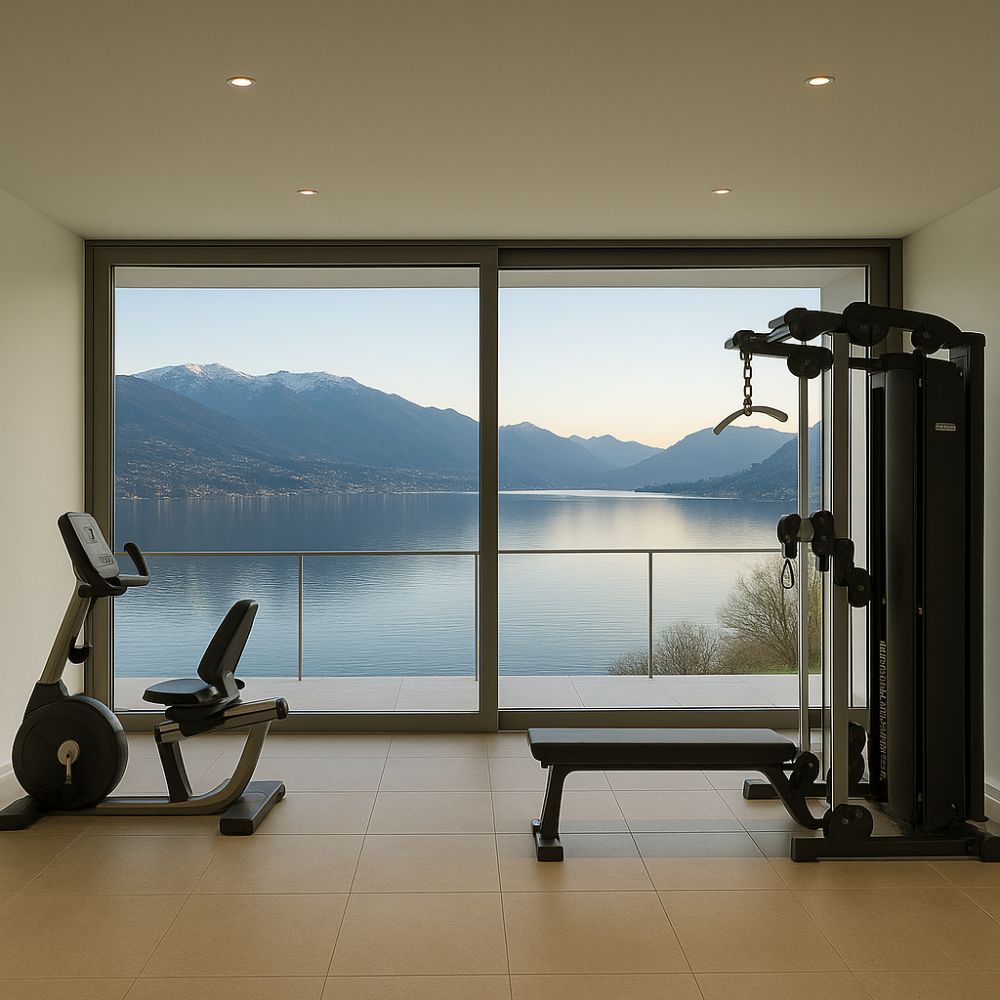 STUPENDA ED ESCLUSIVA VILLA VISTA LAGO 6.5 LOCALI A PUGERNA -  Bild 9