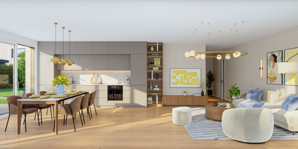 Appartement neuf de 5 pièces avec jardin à Plan-les-Ouates -  Bild 13