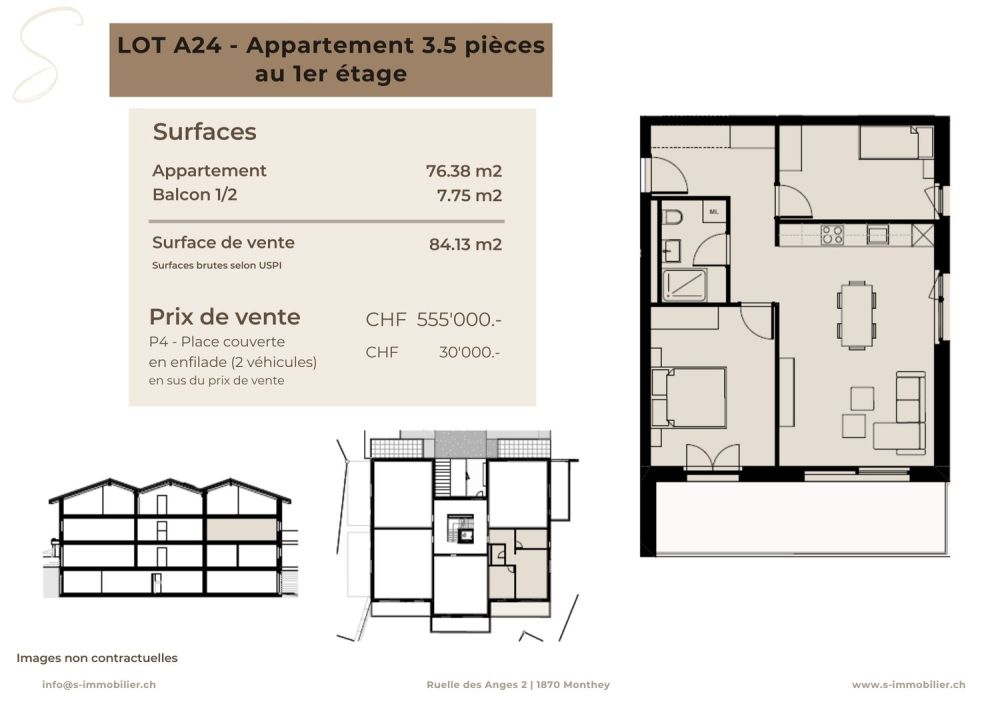 Nouvelle construction à Chamoson - Lot A24 -  Bild 2