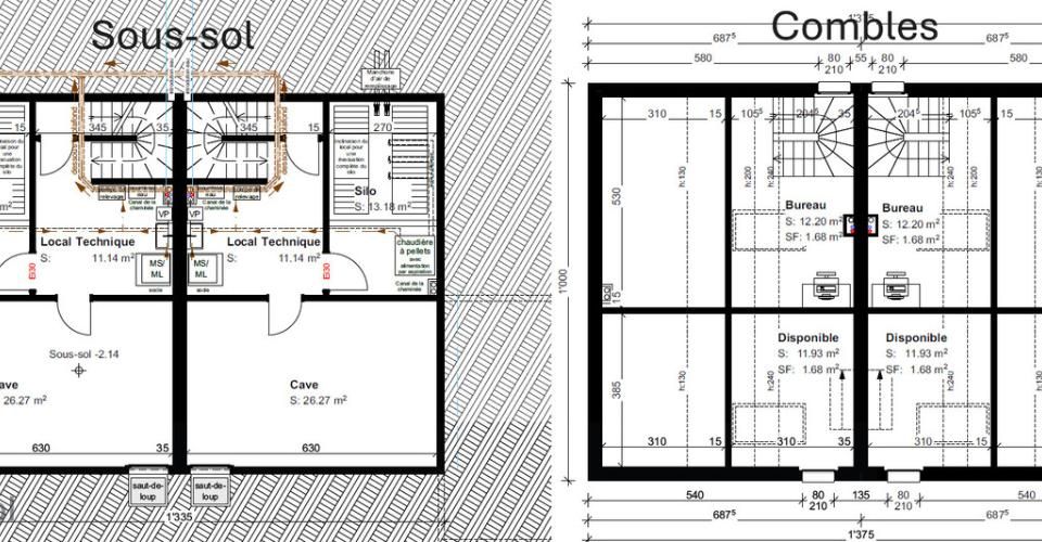 Maison Jumelle sur plan - 5.5 pièces - Sous-sol - Jardin - Garage - Maison jumelée 5.5 pièces - image - 12