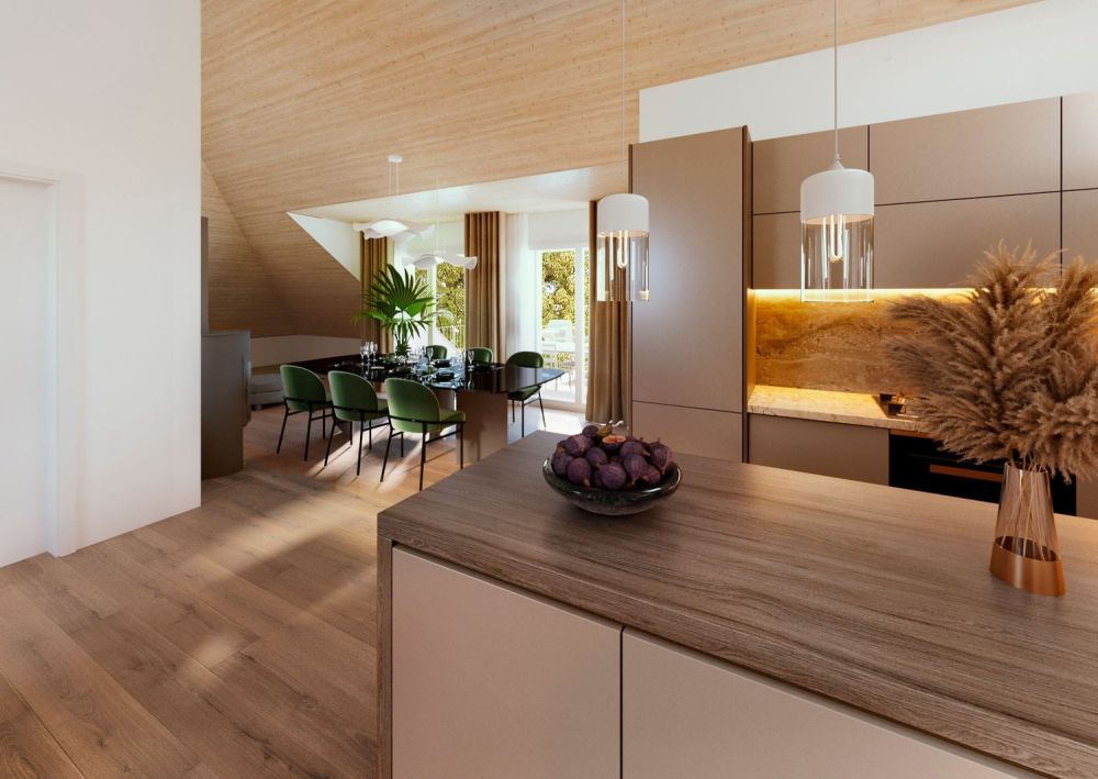 Lichte 3.5-Wohnung DG mit Balkon in Krummenau kaufen - Bild 2