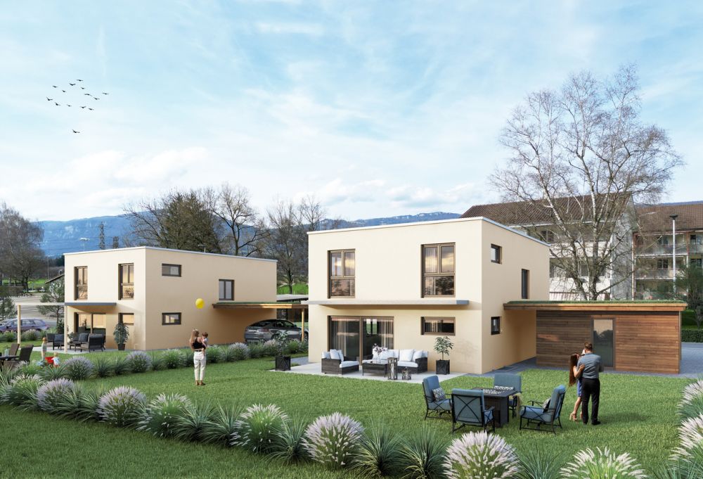 Freistehendes 6.5 Zimmer Einfamilienhaus - Aussenansicht