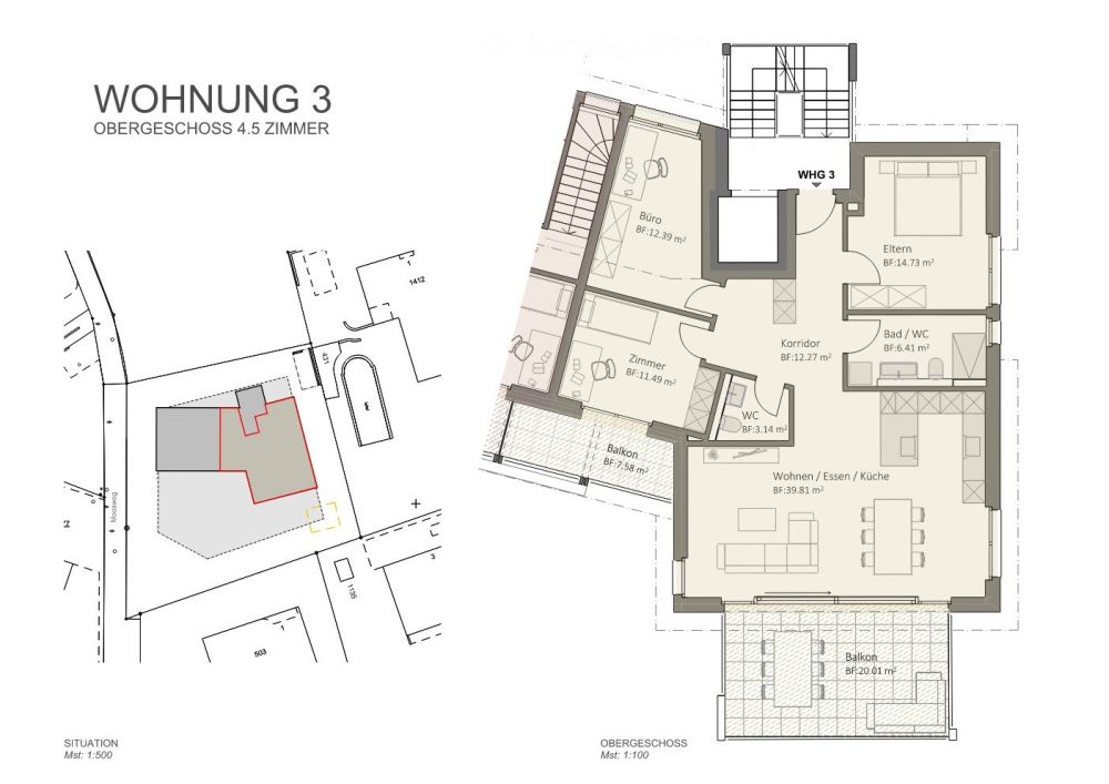Neubauwohnungen (3.5, 4.5 + 5.5 Zimmer) mit Charakter in Villmergen -  Bild 8