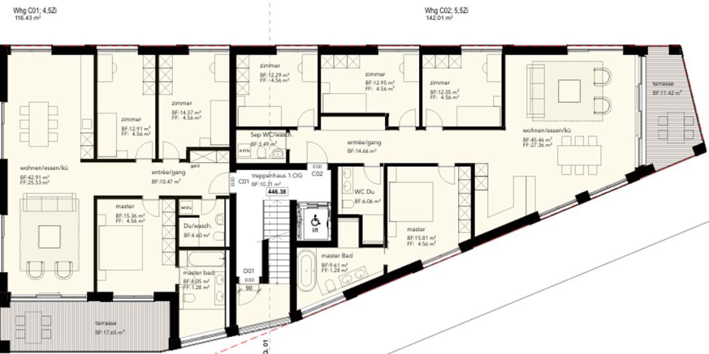 Moderne 5.5-Zimmer-Neubau-Wohnung mit Garage in Glarus Nord -  Bild 7