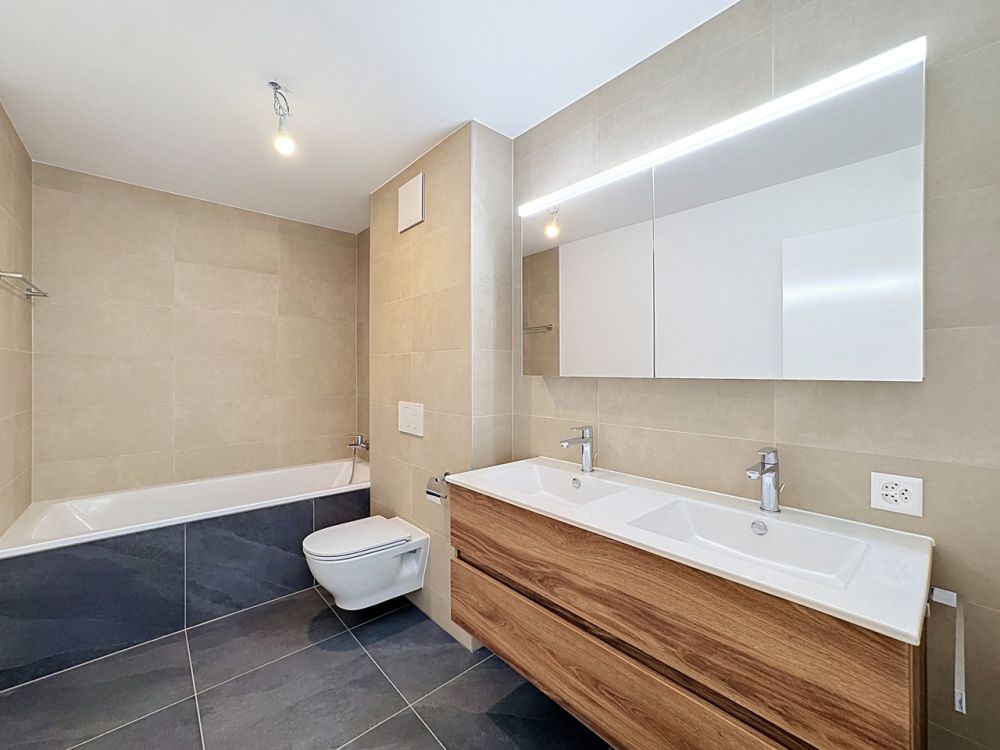 Leytron, Superbe 4.5 pièces neuf avec grand jardin privatif - Salle de bains