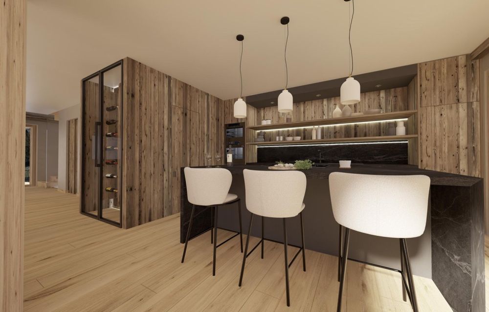 Luxuriöses Chalet mit 5,5 Zimmern in Crans-Montana auf Plan (mit Baugenehmigung) -  Bild 4