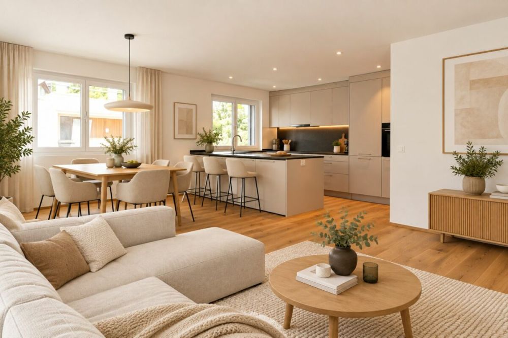 4.5-Zimmer Neubau-Gartenwohnung in der Ferienregion Lenzerheide -  Bild 1