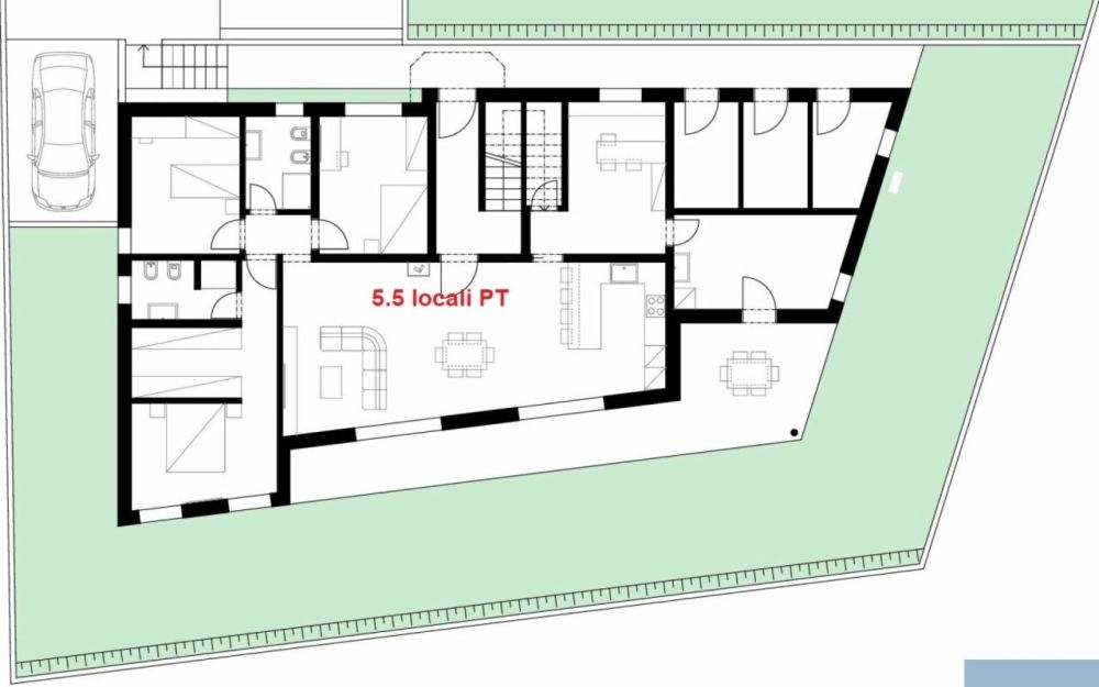 GROSSE 5.5 ZIMMER WOHNUNG MIT GROSSEM GARTEN -  Bild 6