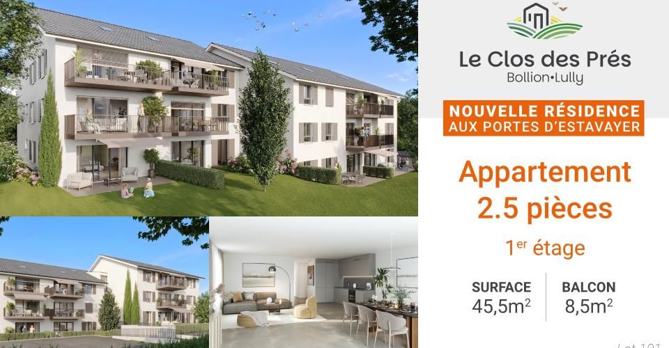 AUX PORTES D'ESTAVAYER LE LAC - Appartement 2.5 pièces - image - 6