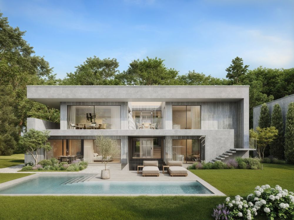 Haut Rivage, Cologny | 3 villas individuelles avec vue lac - Bild 5