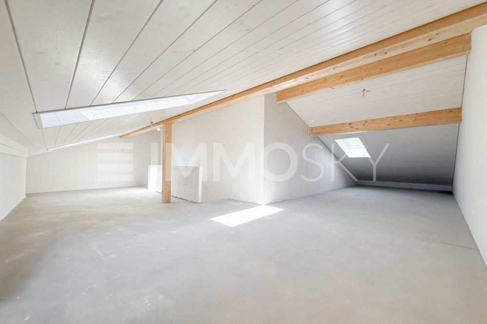 3,5 Zimmer neu mit Dachboden von ca. 69 m² und großem Balkon (Lot B5-8.1) - Combles d'environ 69 m2