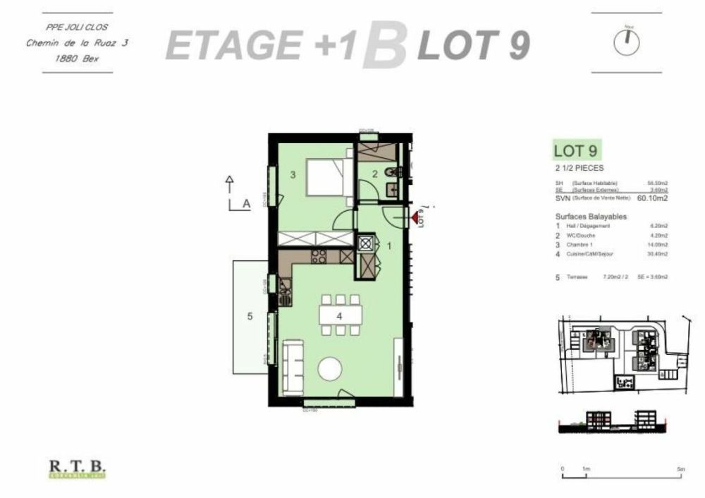 Appartement 2.5 pièces à Bex - Bild 8