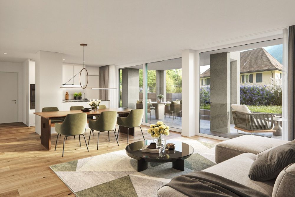 Moderne 4.5-Zimmer-Wohnung mit Minergie-Standard in Erstfeld - Bild 3