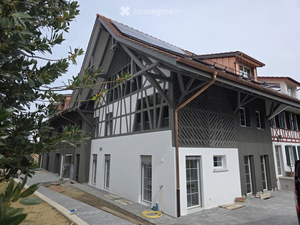 Modern wohnen im Dorfkern – 4.5-Zimmer-Neubauwohnung in Schneisingen -  Bild 1